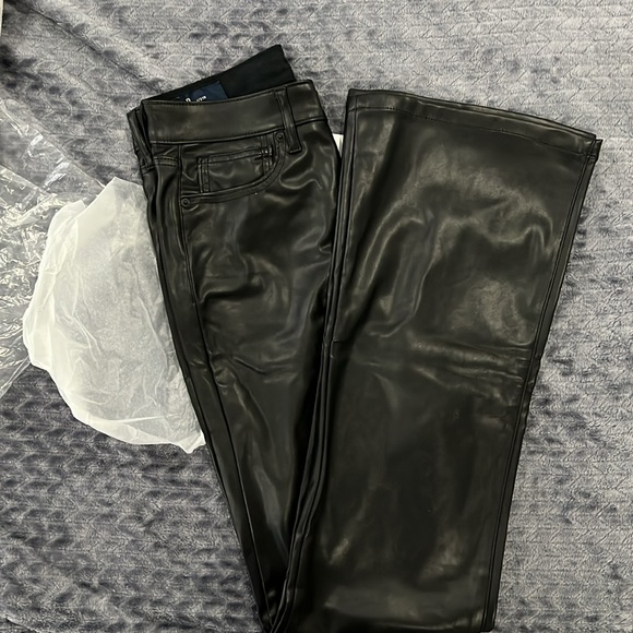 Gap 70’s Flare Leather Pants BNWT - Picture 2 of 6